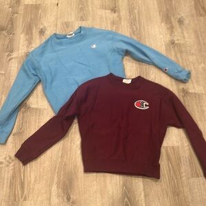 Women’s Champion Sweatshirts Size Small Bundle of 2!